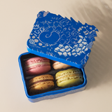 蔚藍秘境馬卡龍鐵盒－4入