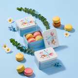 【小熊維尼】紅色氣球馬卡龍鐵盒－4入